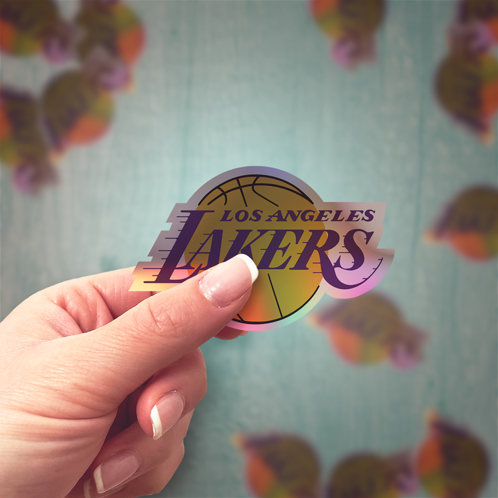 Los Angeles Lakers Logo Sticker - Holographic or Glossy - Waterproof - Great Gift NBA Stickers - Rozovy