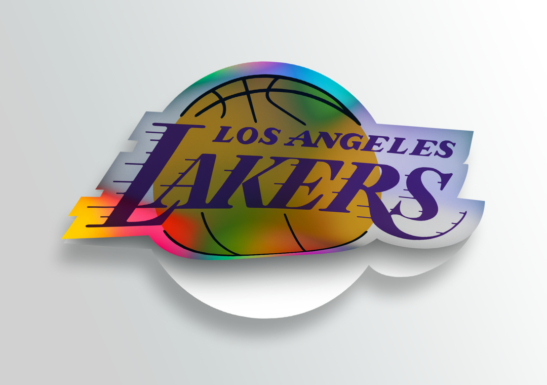 Los Angeles Lakers Logo Sticker - Holographic or Glossy - Waterproof - Great Gift NBA Stickers - Rozovy