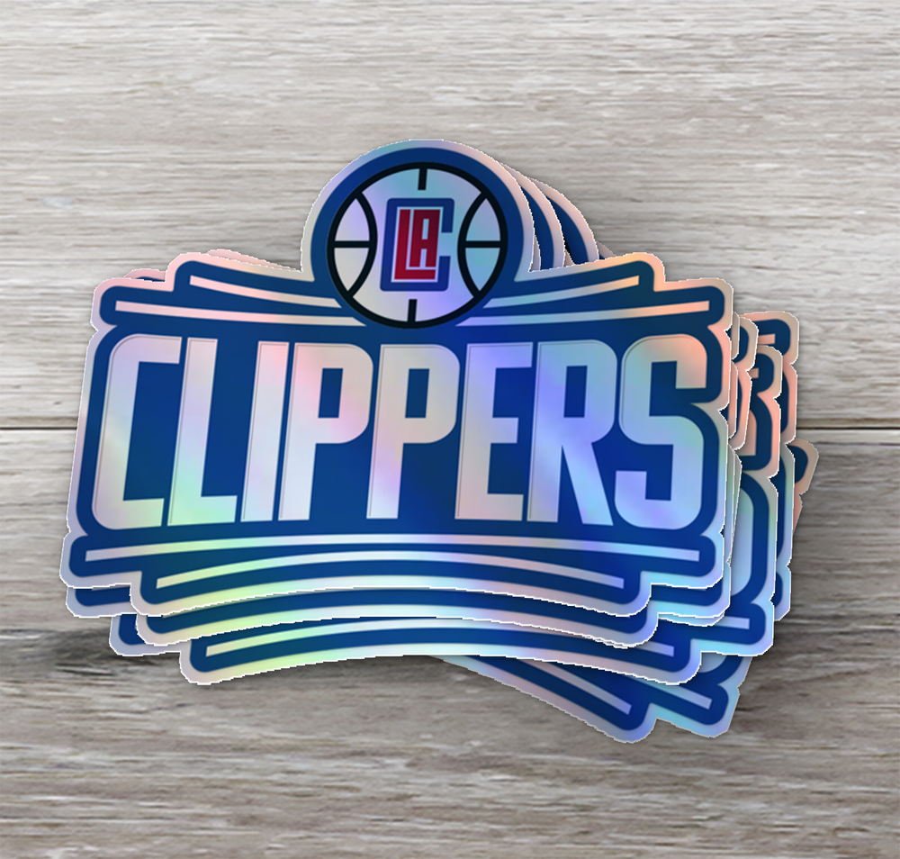 Los Angeles Clippers Sticker - Holographic or Glossy - Waterproof - Great Gift NBA Stickers - Rozovy