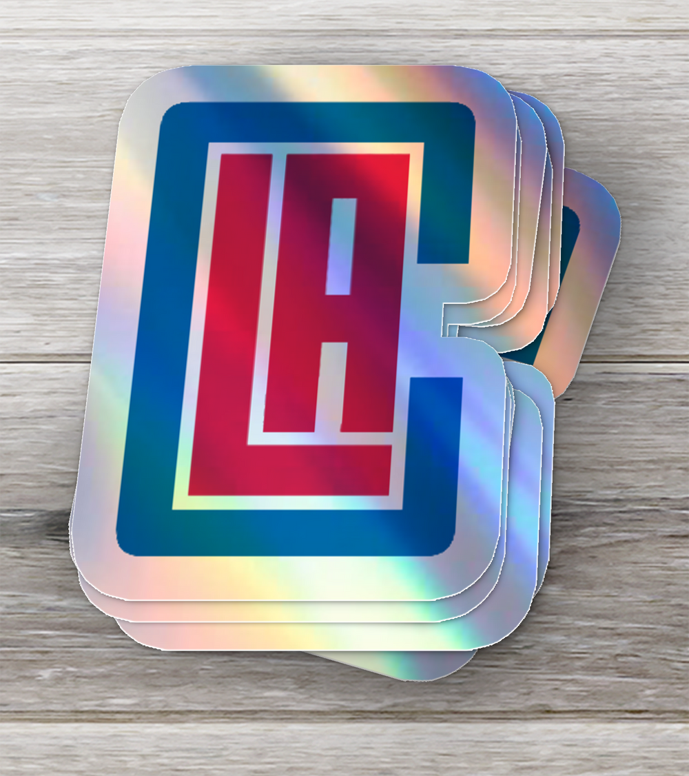 Los Angeles Clippers Sticker - Holographic or Glossy - Waterproof - Great Gift NBA Stickers - Rozovy