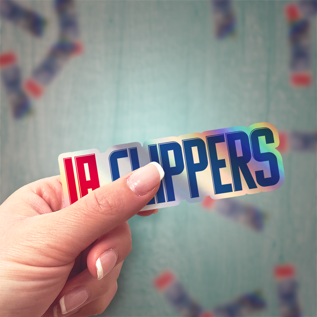 Los Angeles Clippers Sticker - Holographic or Glossy - Waterproof - Great Gift NBA Stickers - Rozovy