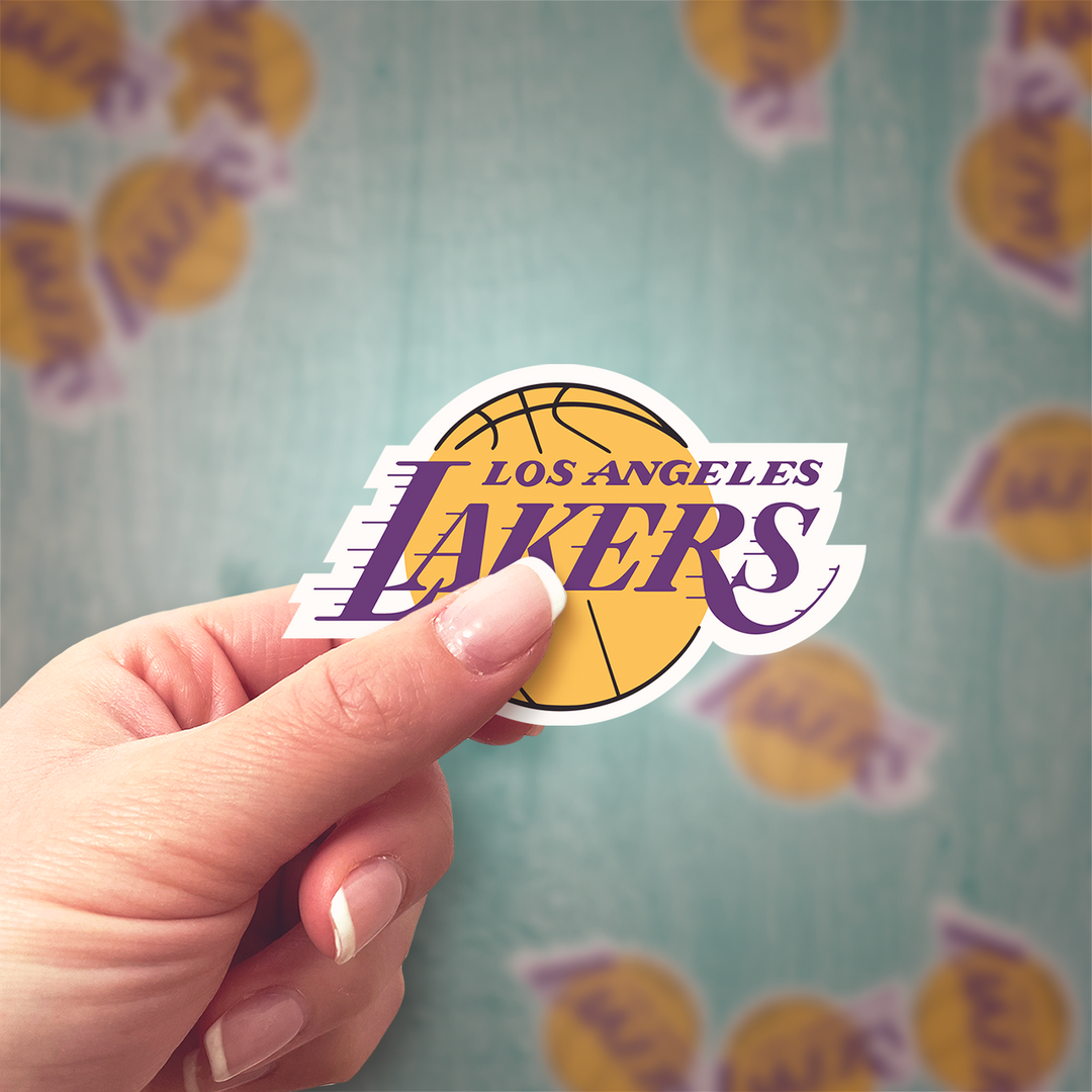 Los Angeles Lakers Logo Sticker - Holographic or Glossy - Waterproof - Great Gift NBA Stickers - Rozovy