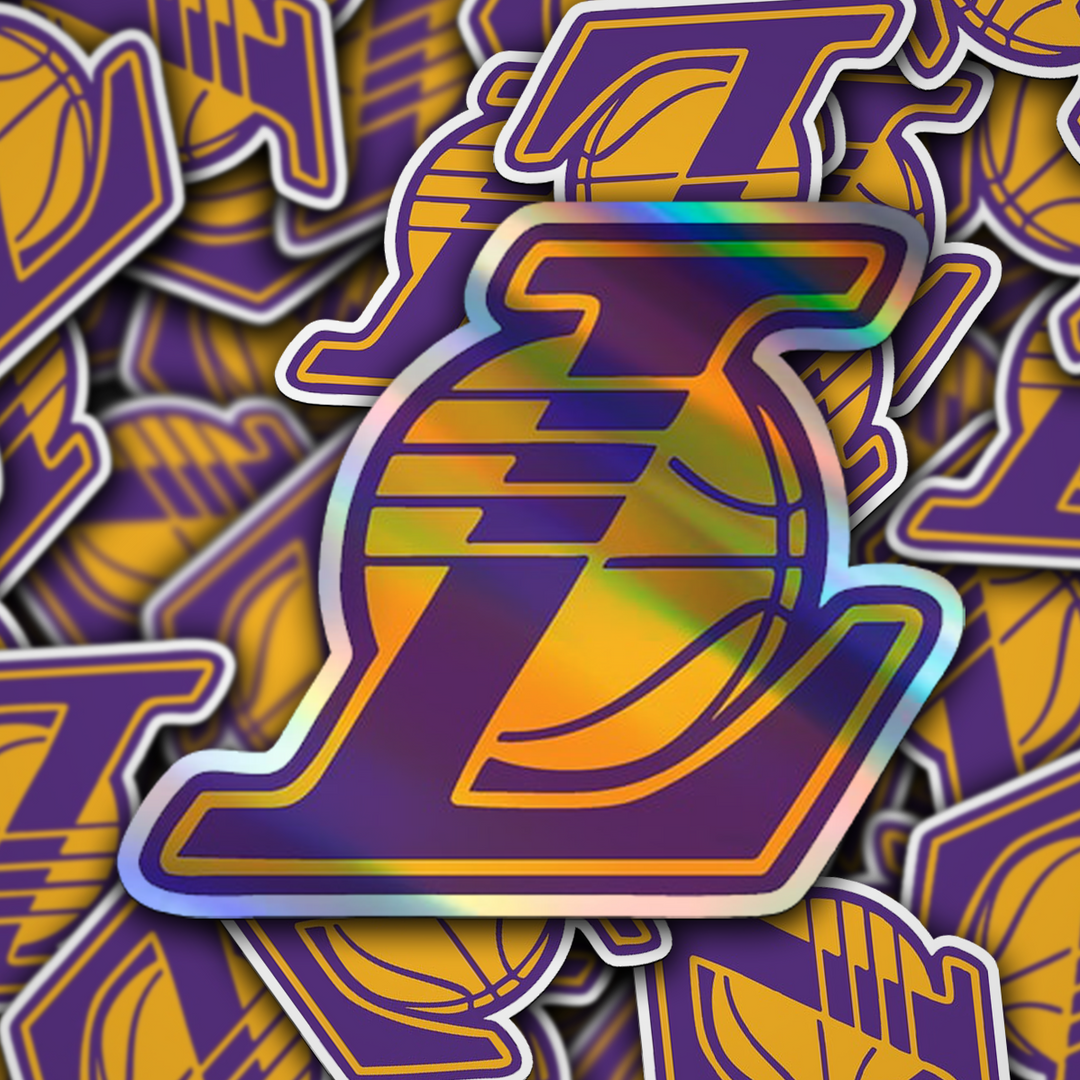 Los Angeles Lakers Sticker - Holographic or Glossy - Waterproof - Great Gift NBA Stickers - Rozovy