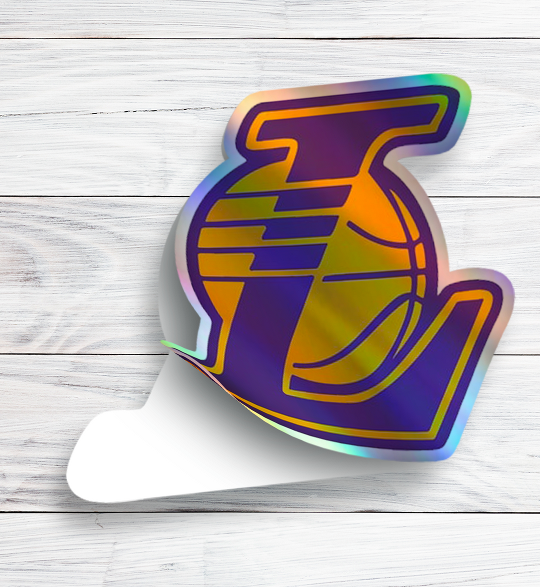 Los Angeles Lakers Sticker - Holographic or Glossy - Waterproof - Great Gift NBA Stickers - Rozovy