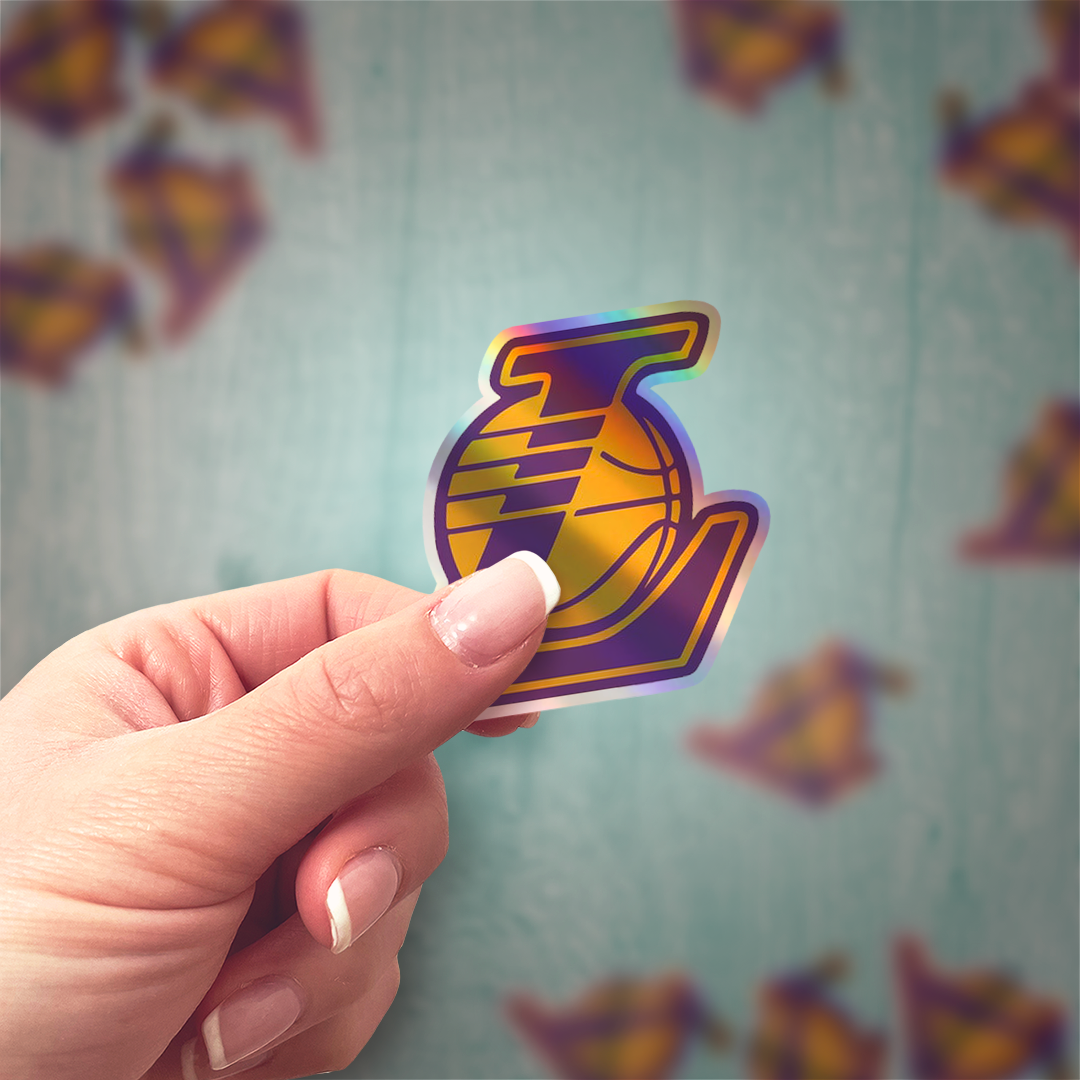 Los Angeles Lakers Sticker - Holographic or Glossy - Waterproof - Great Gift NBA Stickers - Rozovy