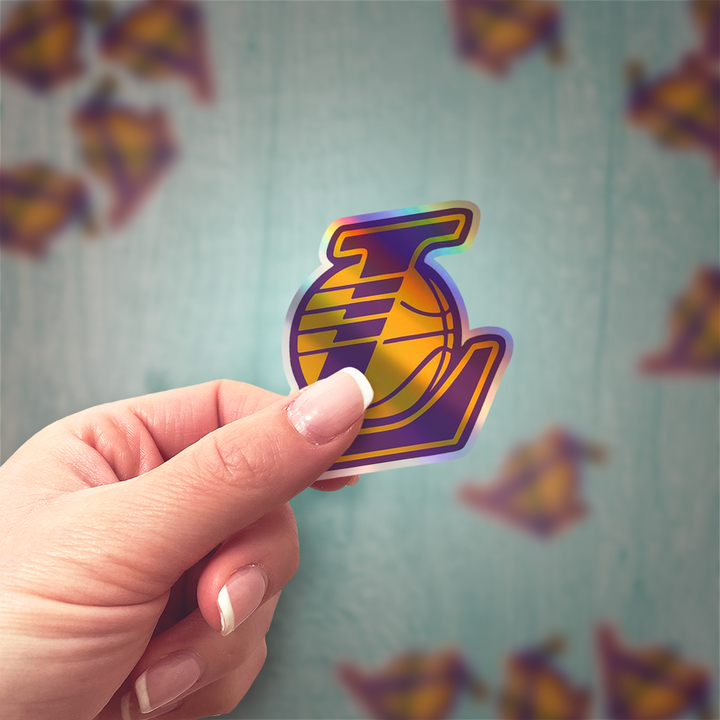 Los Angeles Lakers Sticker - Holographic or Glossy - Waterproof - Great Gift NBA Stickers - Rozovy