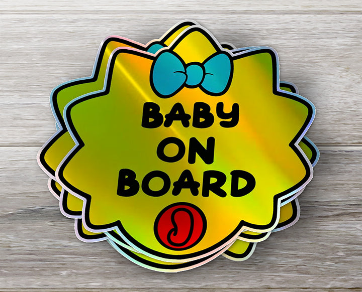 Baby-on-Board-Sticker-Maggie Simpson-Car-Sticker-Decal-Kids-in-the-Car-Parents-Advisment-Safety-Vehicle