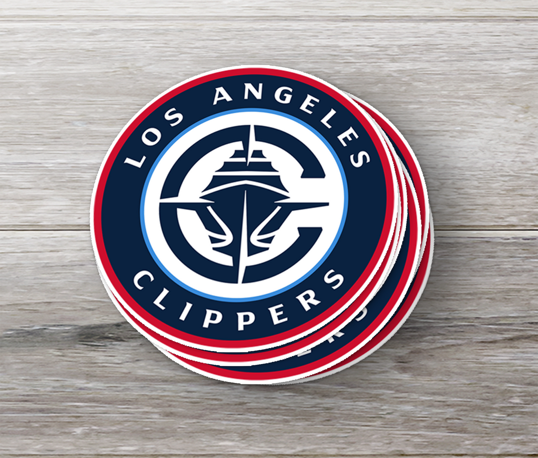 Los Angeles Clippers Sticker 2024-25 season - Holographic or Glossy - Waterproof - Great Gift NBA Stickers - Rozovy