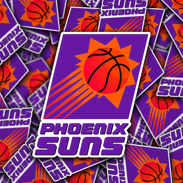 Phoenix Suns Logo Sticker 1992/93 - 1999/00 - Holographic or Glossy - Waterproof - Great Gift