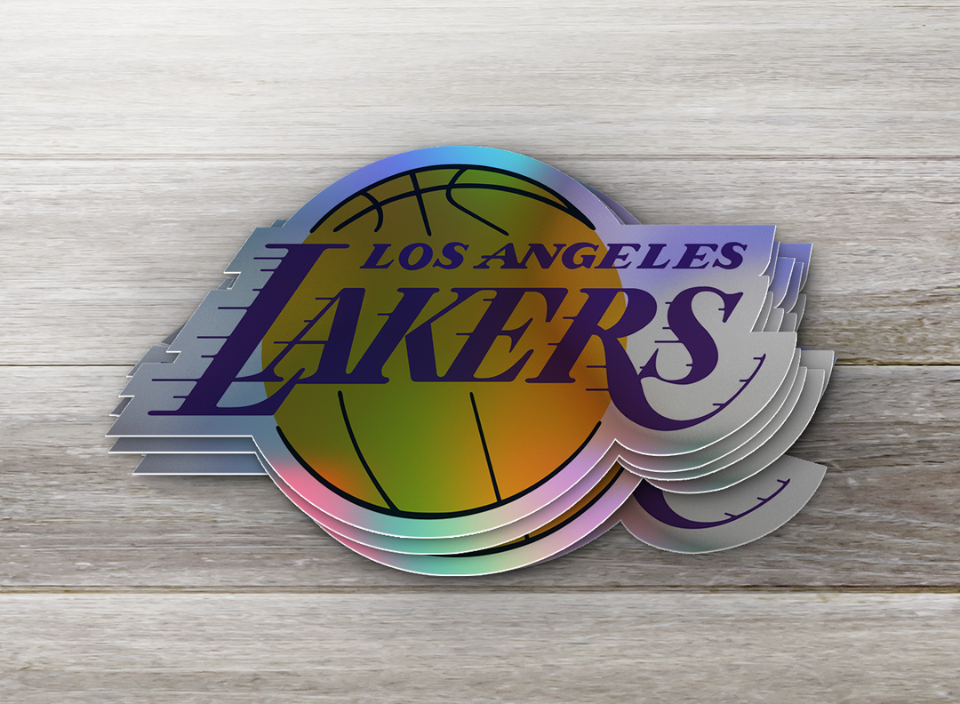 Los Angeles Lakers Logo Sticker - Holographic or Glossy - Waterproof - Great Gift NBA Stickers - Rozovy