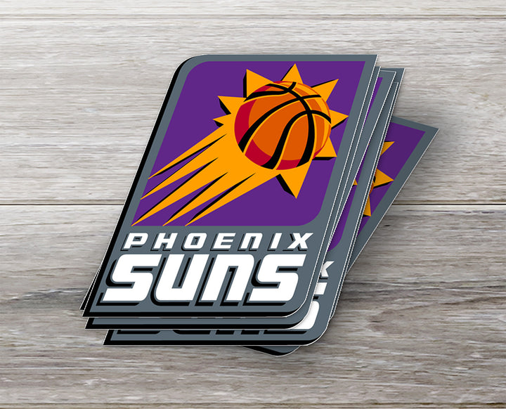 Phoenix Suns Logo Sticker 2000/01 - 2012/13 - Holographic or Glossy - Waterproof - Great Gift