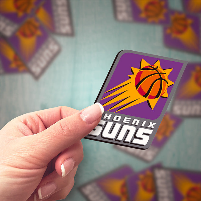 Phoenix Suns Logo Sticker 2000/01 - 2012/13 - Holographic or Glossy - Waterproof - Great Gift