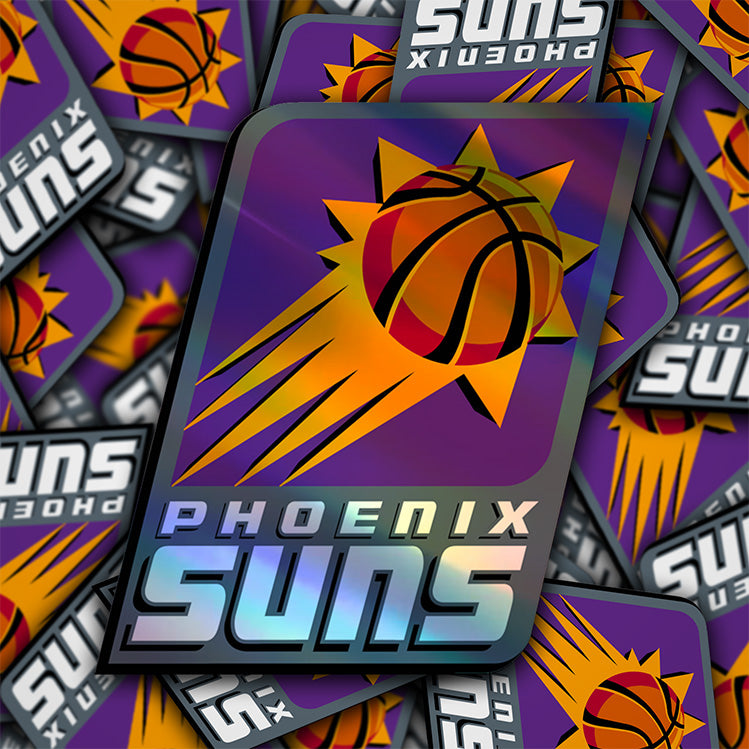 Phoenix Suns Logo Sticker 2000/01 - 2012/13 - Holographic or Glossy - Waterproof - Great Gift