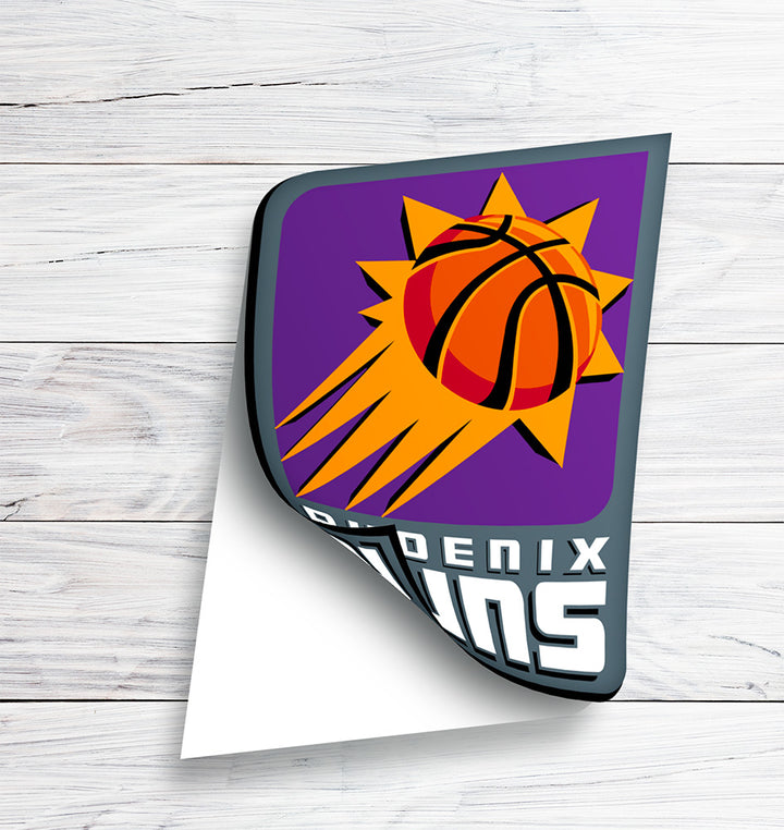 Phoenix Suns Logo Sticker 2000/01 - 2012/13 - Holographic or Glossy - Waterproof - Great Gift